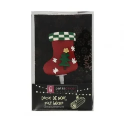 Chaussette De Noël Decoree Sur Pique Patisdecor>Cerf Dellier New