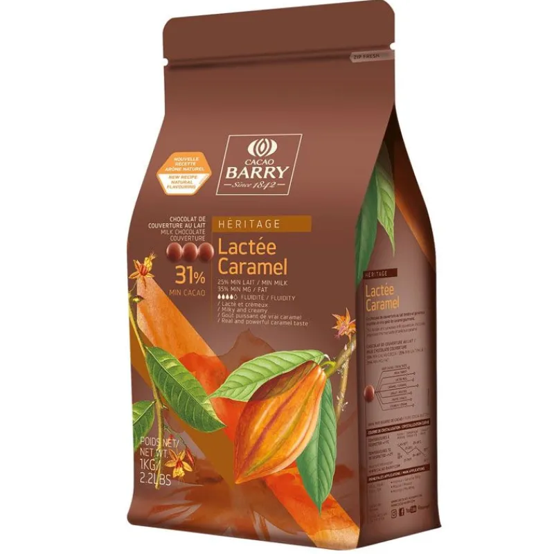 Cerf Dellier Chocolats De Couverture*Chocolat De Couverture Au Lait Lactee Caramel 31 % 1 Kg