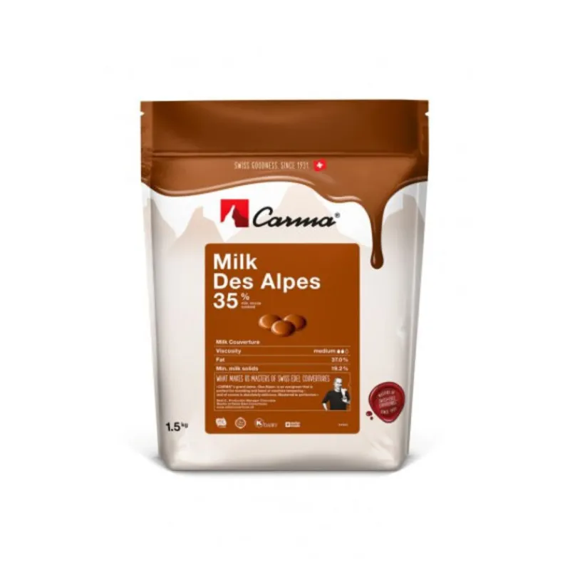 Cerf Dellier Chocolats De Couverture*Chocolat De Couverture Milk Des Alpes 35 % 1,5 Kg