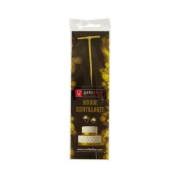 Cierge Magique Dore Lettre T Patisdecor>Cerf Dellier Outlet