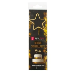 Cierge Magique Etoile Doree Patisdecor>Cerf Dellier Clearance