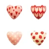 Coeurs Roses Assortis En Chocolat Blanc (X72)>Cerf Dellier New