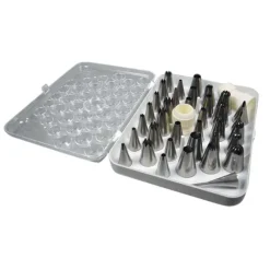 Cerf Dellier Douilles*Coffret 35 Douilles A Patisserie Inox
