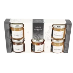 Cerf Dellier Miels*Coffret 5 Miels Des Regions L'Abeille Diligente (5X50 G)