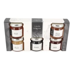 Cerf Dellier Miels*Coffret 5 Miels L'Abeille Diligente (5 X 50 G)