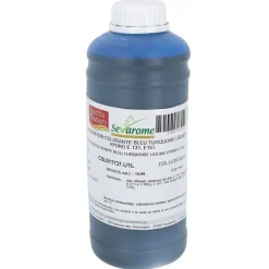 Cerf Dellier Colorants Alimentaires Liquides*Colorant Liquide Hydrosoluble Bleu Turquoise 1L