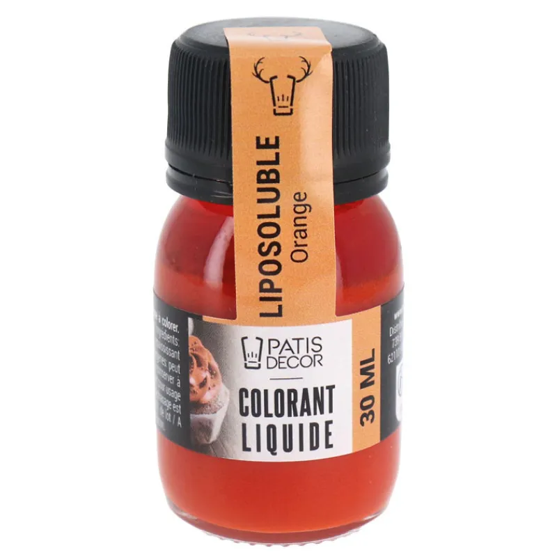 Cerf Dellier Colorants Alimentaires Liquides*Colorant Liquide Liposoluble Orange 30 Ml