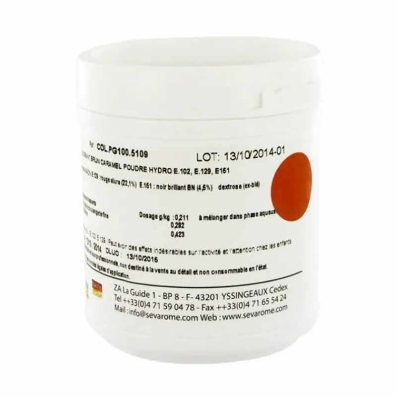 Cerf Dellier Colorants Alimentaires En Poudre*Colorant Poudre Alimentaire Caramel 100 G