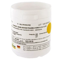 Cerf Dellier Colorants Alimentaires En Poudre*Colorant Poudre Alimentaire Jaune Ananas 100 G