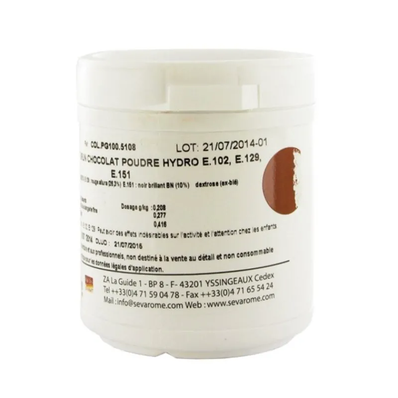 Cerf Dellier Colorants Alimentaires En Poudre*Colorant Poudre Alimentaire Chocolat 100 G