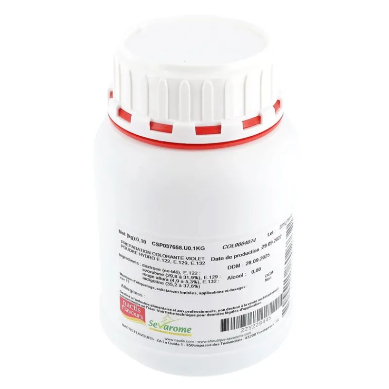 Cerf Dellier Colorants Alimentaires En Poudre*Colorant Poudre Alimentaire Violet 100 G