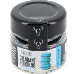 Cerf Dellier Colorants Alimentaires En Poudre*Colorant Poudre Hydrosoluble Bleu Turquoise 8 G