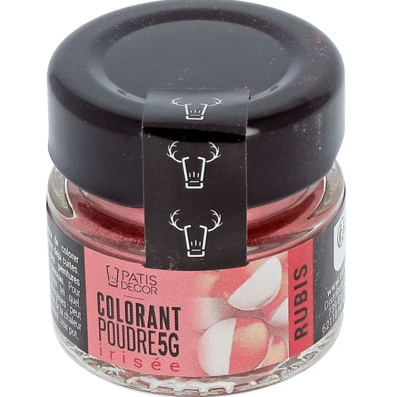 Cerf Dellier Colorants Alimentaires En Poudre*Colorant Poudre Irise Rouge Rubis 5 G