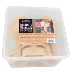 Cornets À Glace Azyme 2 Boules (X18)>Cerf Dellier New