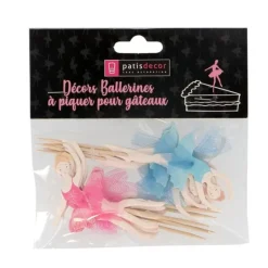 Cupcake Toppers Ballerines Assorties (X 12)>Cerf Dellier Best