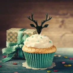 Cupcake Toppers Cerfs (X8)>Cerf Dellier New