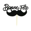 Cupcake Toppers Moustache >Cerf Dellier Outlet