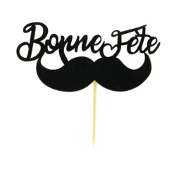 Cupcake Toppers Moustache >Cerf Dellier Outlet