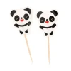 Cupcake Toppers Pandas (X 24)>Cerf Dellier