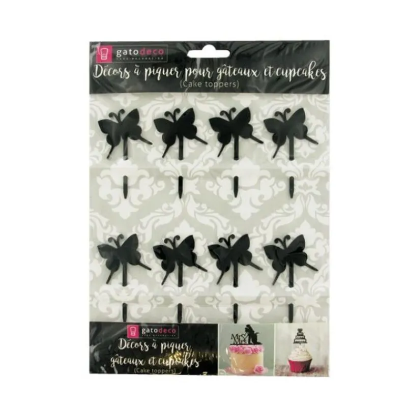 Cupcake Toppers Papillons (X8)>Cerf Dellier Sale