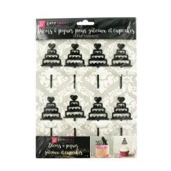 Cupcake Toppers Pièces Montees (X 8)><noscript><img width=