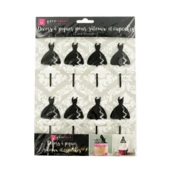 Cupcake Toppers Robe (X 8)><noscript><img width=