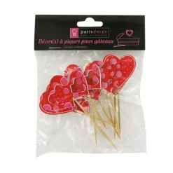 Décors Coeurs Sur Pique En Bois (X10)>Cerf Dellier Hot