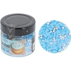 Décors Comestibles Bebe Bleus Assortis Patisdecor 60 G>Cerf Dellier New