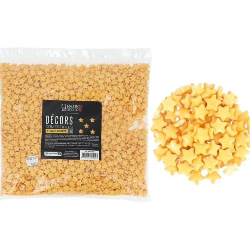 Décors Comestibles Etoiles Dorees 1 Kg>Cerf Dellier Clearance