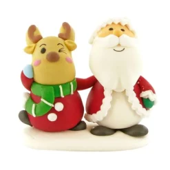 Décors Comestibles Pere Noël Et Renne Debout (X20)>Cerf Dellier Best