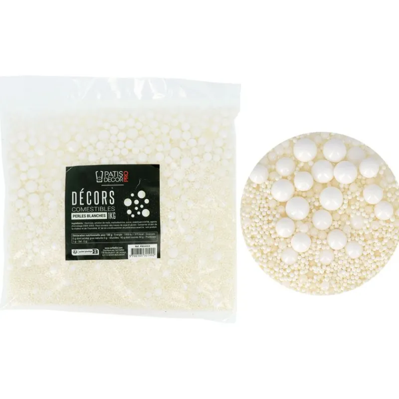 Décors Comestibles Perles Blanches 1 Kg>Cerf Dellier Outlet