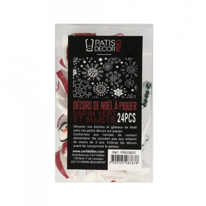 Décors De Noël Assortis En Résine Theme 2 (X24)>Cerf Dellier Clearance