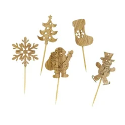 Décors De Noël En Bois Vintage (X10)>Cerf Dellier Online