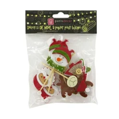 Décors De Noël En Feutrine Theme 2 (X10)>Cerf Dellier New