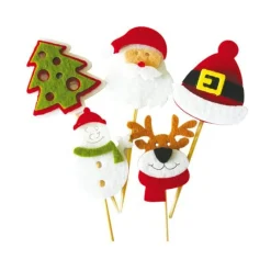 Décors De Noël En Feutrine Theme 1 (X50)>Cerf Dellier Online