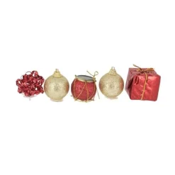 Décors De Noël Sur Pique Assortis Rouges Patisdecor (X5)>Cerf Dellier Hot