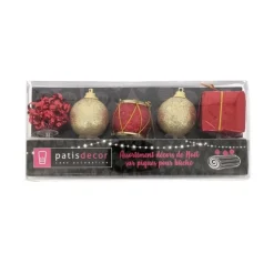 Décors De Noël Sur Pique Assortis Rouges Patisdecor (X5)>Cerf Dellier Hot