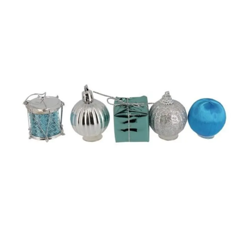 Décors De Noël Sur Pique Assortis Bleus Patisdecor (X5)>Cerf Dellier