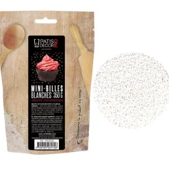 Décors Mini Billes Blanches Comestibles Patisdecor Pro 350 G>Cerf Dellier Discount