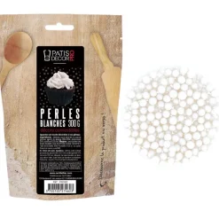 Décors Perles Blanches Comestibles Patisdecor Pro 300 G>Cerf Dellier New