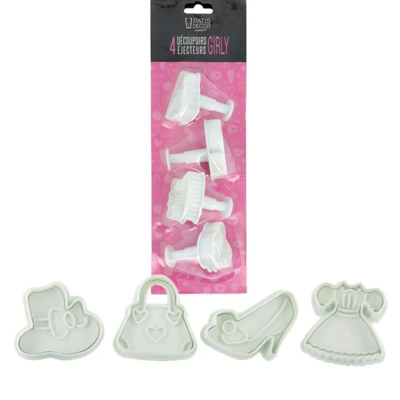 Découpoirs Éjecteurs Fashion Patisdecor (X 4)>Cerf Dellier Sale