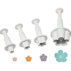Découpoirs Éjecteurs Fleurs Assortis Pme (X 4)>Cerf Dellier Outlet