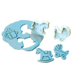 Découpoirs Éjecteurs Theme Bebe Patisdecor (X 4)><noscript><img width=