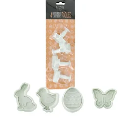 Découpoirs Éjecteurs Theme Pâques Patisdecor (X 4)>Cerf Dellier Clearance