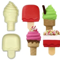 Découpoirs Relief Crèmes Glacees (X2)>Cerf Dellier Clearance