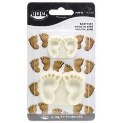 Découpoirs Relief Pieds (X2)><noscript><img width=