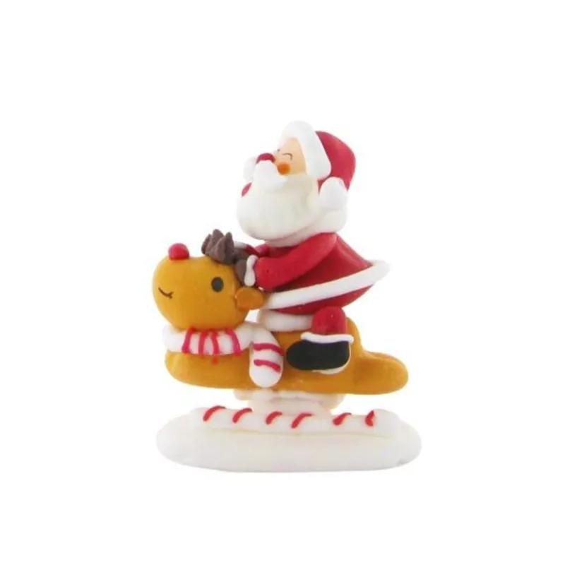 Decor Comestible Pere Noël Sur Son Renne>Cerf Dellier Discount