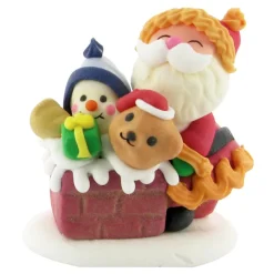 Decor Comestible Pere Noël Cheminee (X24)>Cerf Dellier Clearance