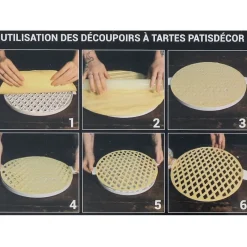 Cerf Dellier Emporte-Pièces Et Découpoirs*Decoupoir A Tarte Losanges 30 Cm