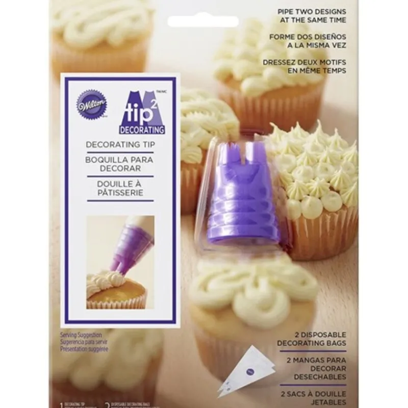 Cerf Dellier Douilles*Douille Patissiere Duo Piping Tip - Wilton